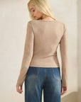 Soft Focus Fitted Long Sleeve