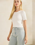 The Line Knit Tee