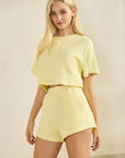 Yellow Zenna Short Sleeve Top