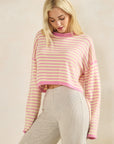 Pink Rumi Pop Stripe Knit