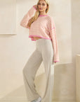 Pink Rumi Pop Stripe Knit