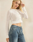 Lila lace Knit Cardigan