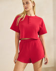 Red Zenna Chill Shorts