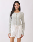 Joelle Scallop Trim Cardigan