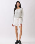 Joelle Scallop Trim Cardigan