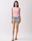 Pink Serenity Side-Slit Top