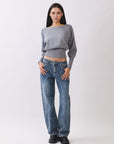 Drop Zone Low Rise Wide Leg Jeans