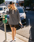 Sloan Striped Long Sleeve Polo