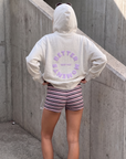 Women’s Chill Zip Up Hoodie – Soft fleece full zip hoodie with a relaxed fit and graphic detail for cozy everyday wear.