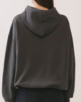BTTRMMT Reese Studded Hoodie back view showing clean hood shape and relaxed streetwear fit