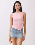 Pink Serenity Side-Slit Top