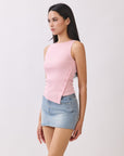 Pink Serenity Side-Slit Top
