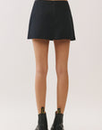 BTTRMMT Gia Essential Skort back view showing streamlined shape and minimal design